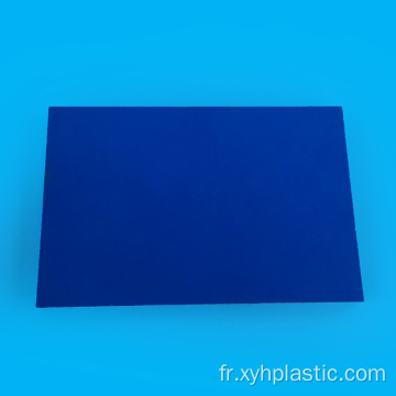 Feuille de PVC bleu simple face pour la colle